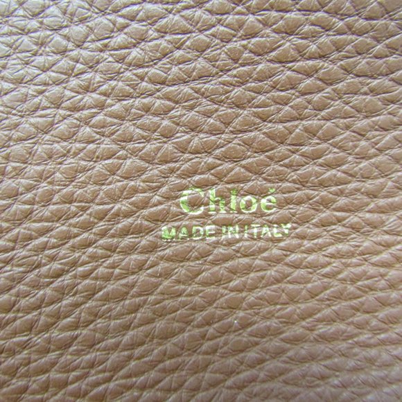 Chloé ABY S20B71P Women's Leather Shoulder Bag Red Brown - Picture 12 of 13